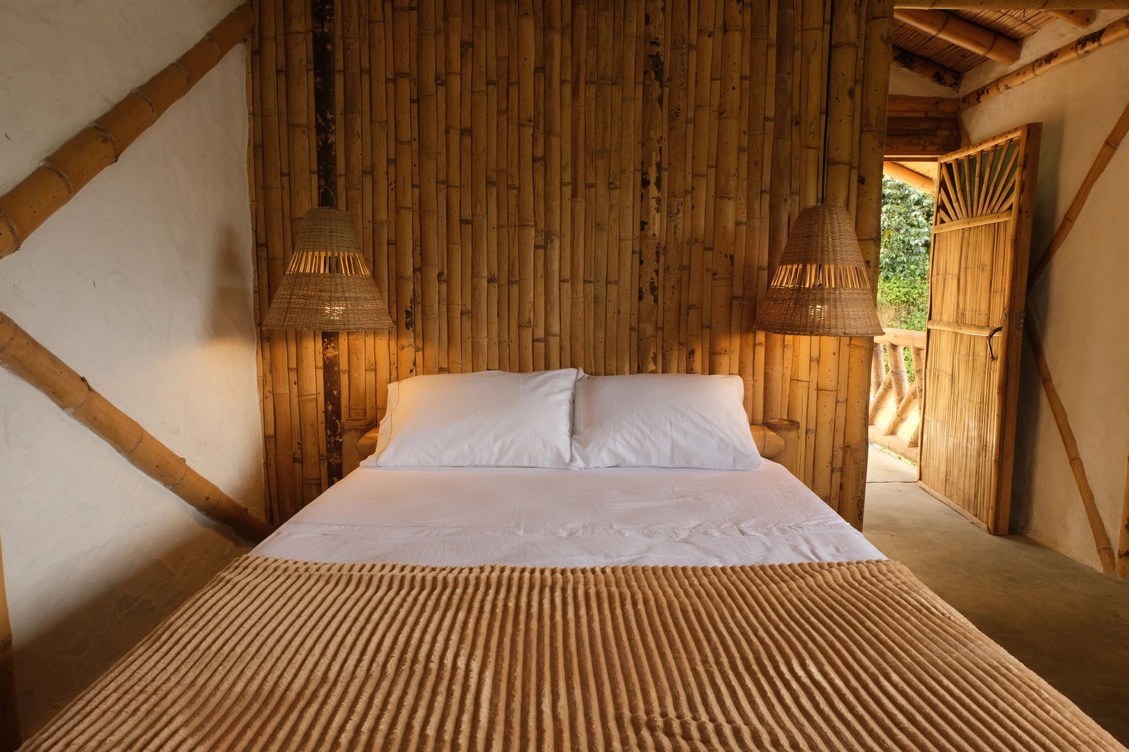 Habitacion del Ecohotel Huitaca