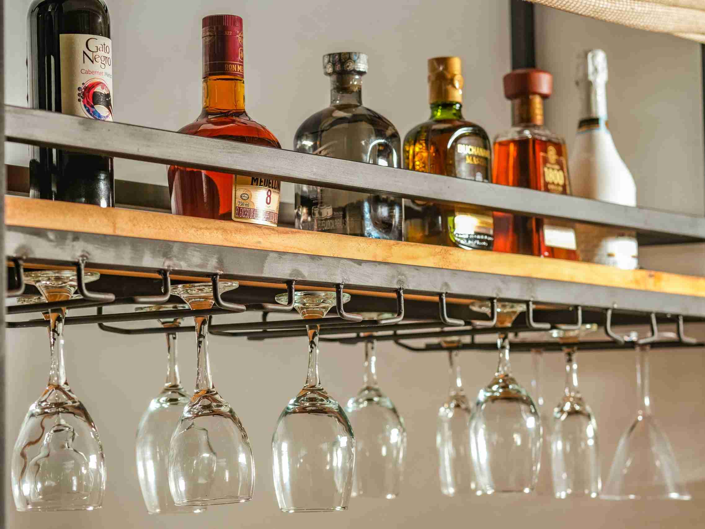 Minibar de la cabaña de lujo de Huitaca